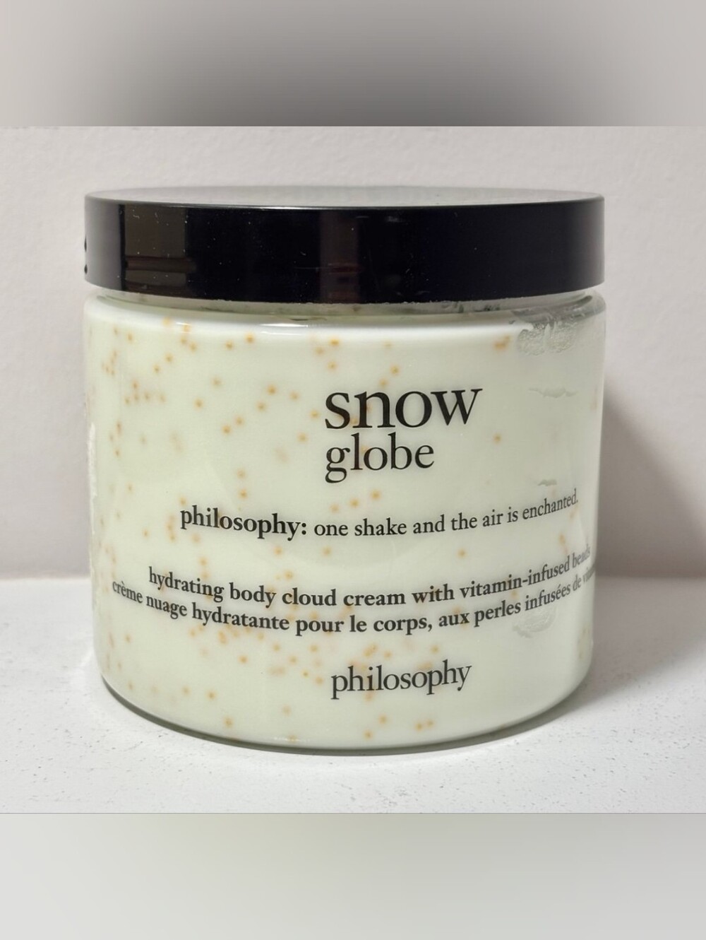 New Philosophy Snow Globe Hydrating Body Cloud Cream, 16oz, Supersized, SEALED